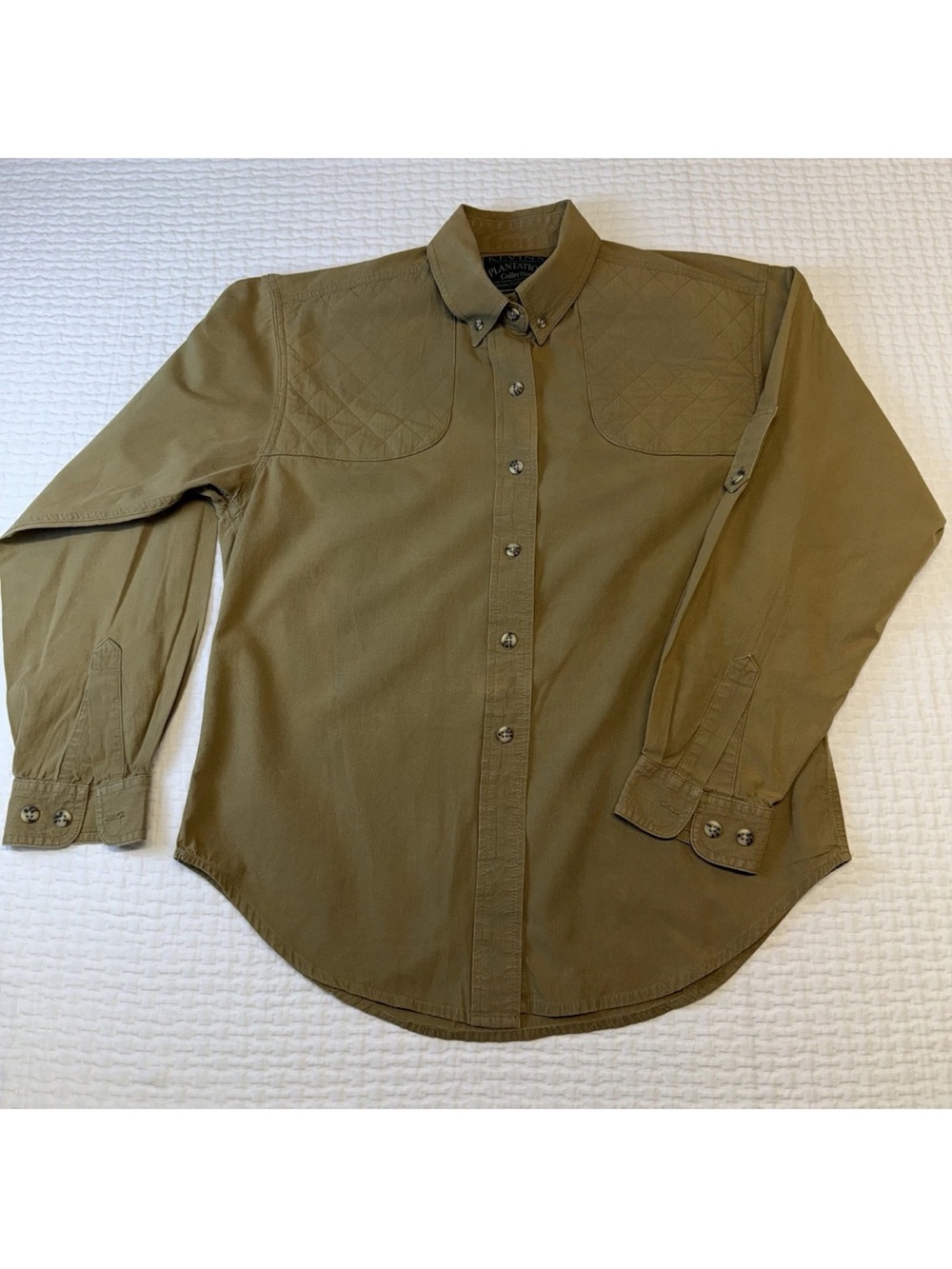 Kevins Plantation Collection Shooting Shirt Women Medium Lightweight Stretch L/S